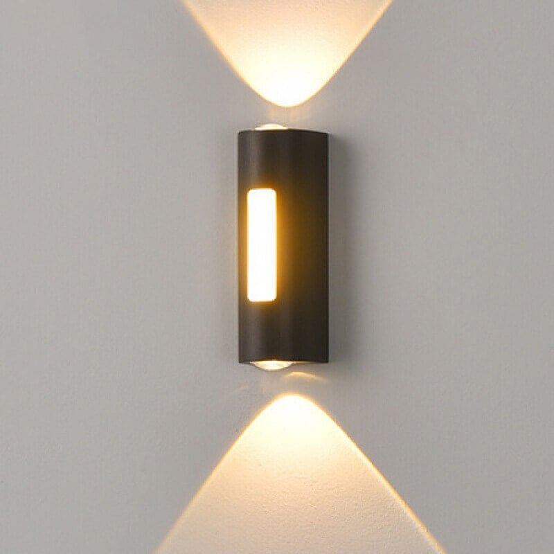 Modern Minimalist Cylindrical Outdoor LED Wall Light
