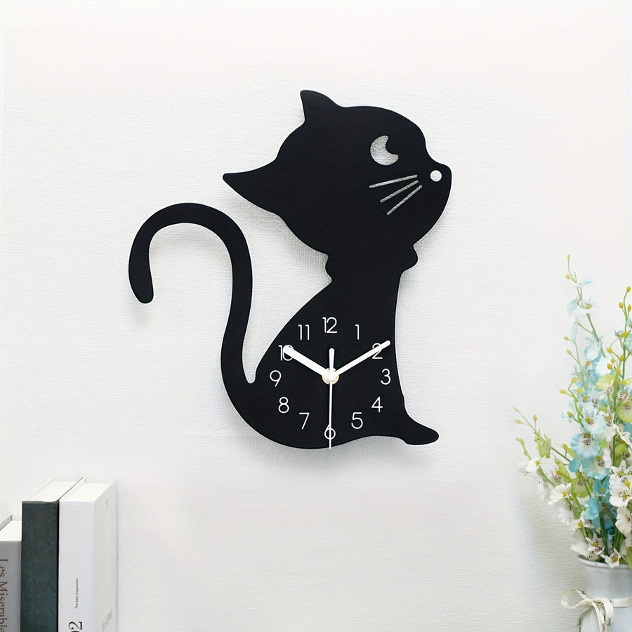 ModernPaws – Creative Cat Wall Clock for Stylish Interiors