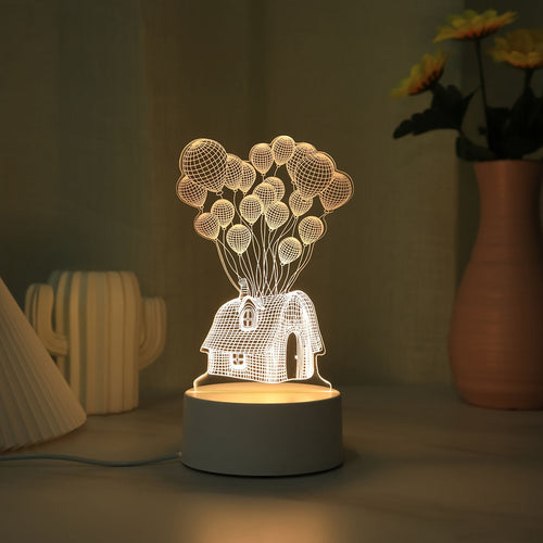 LumiBalloon - 3D LED Balloon House Night Light USB-Powered