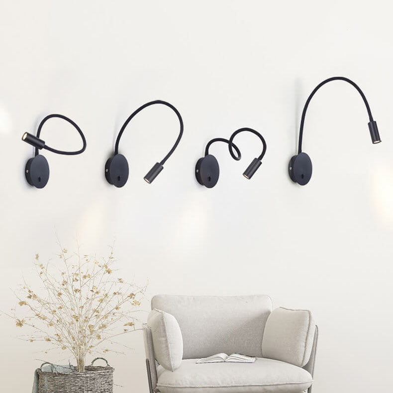 FlexiGlow - Adjustable LED Wall Light with 360-Degree Rotation