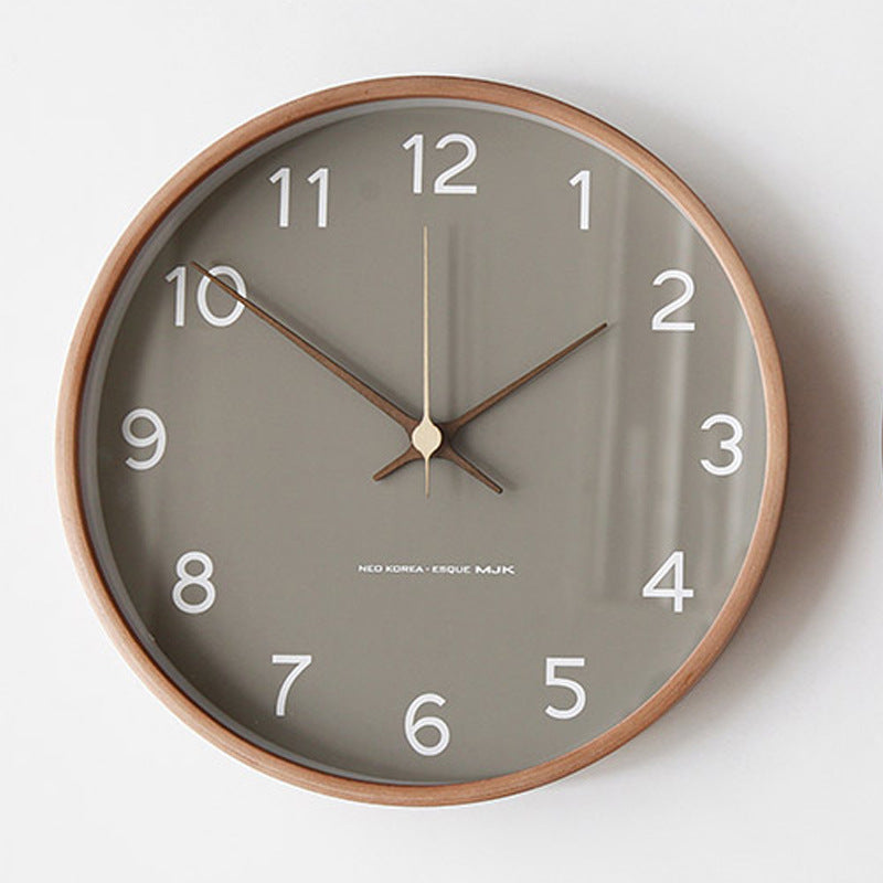 Analogue Wooden Wall Decoration Clock for Home