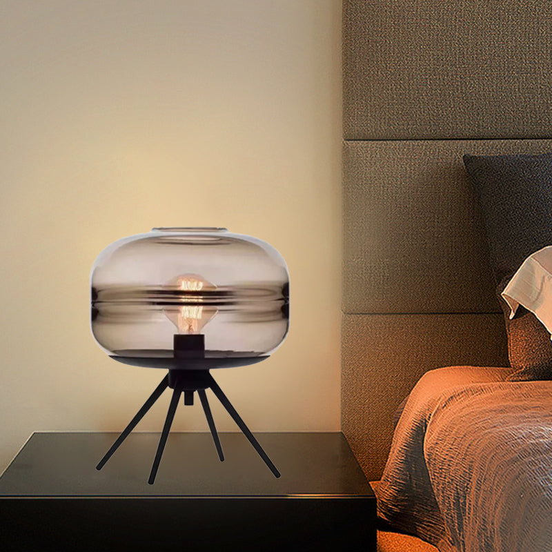 GlassLuxe – Modern Four-Legged Table Lamp with Stylish Design