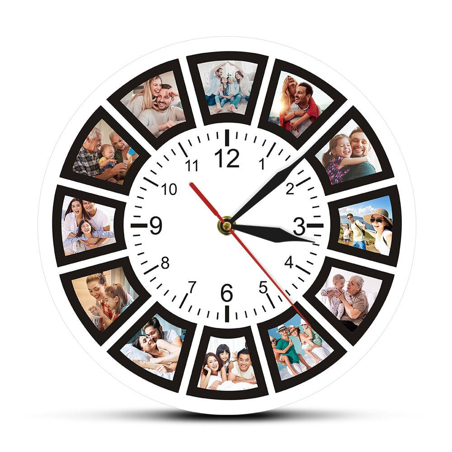 Photo Collage Wall Clock