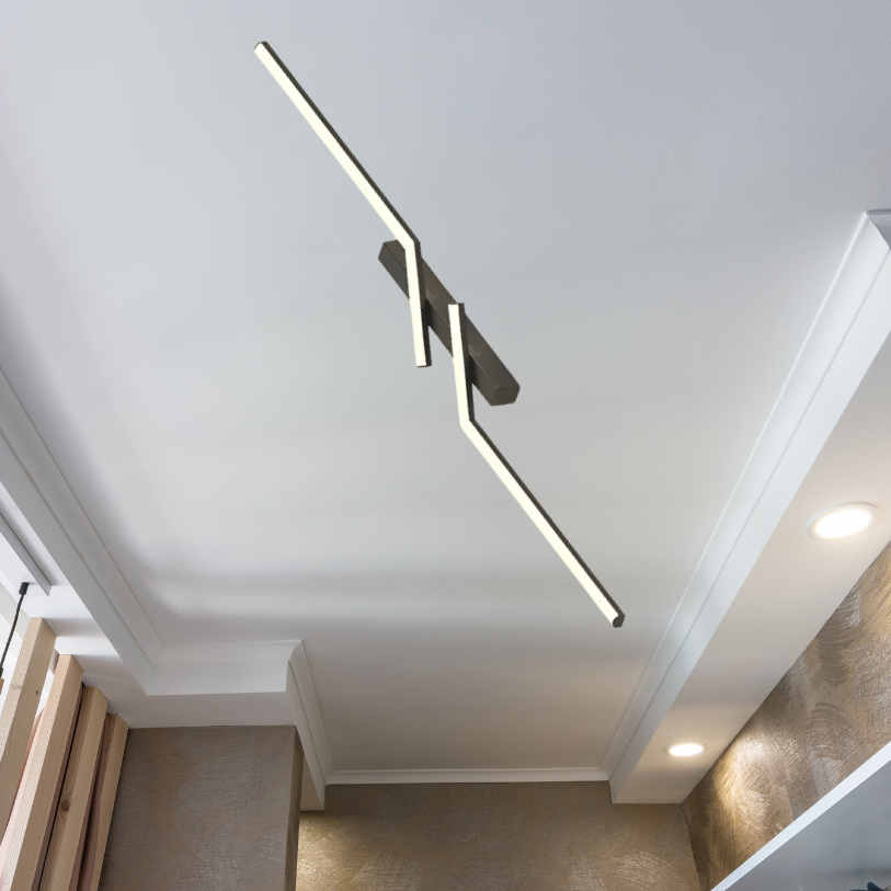 LumiSmart LED Ceiling Light with Remote Control - Dimmable and Color Adjustable