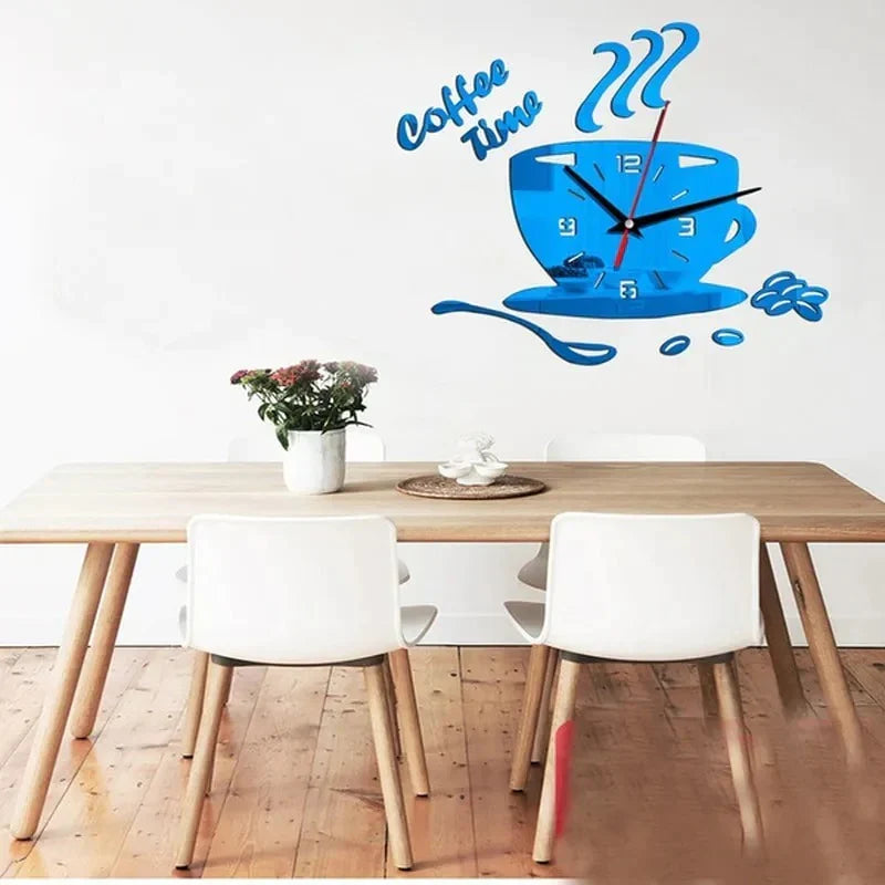 CoffeeCup – Mirror Wall Clock
