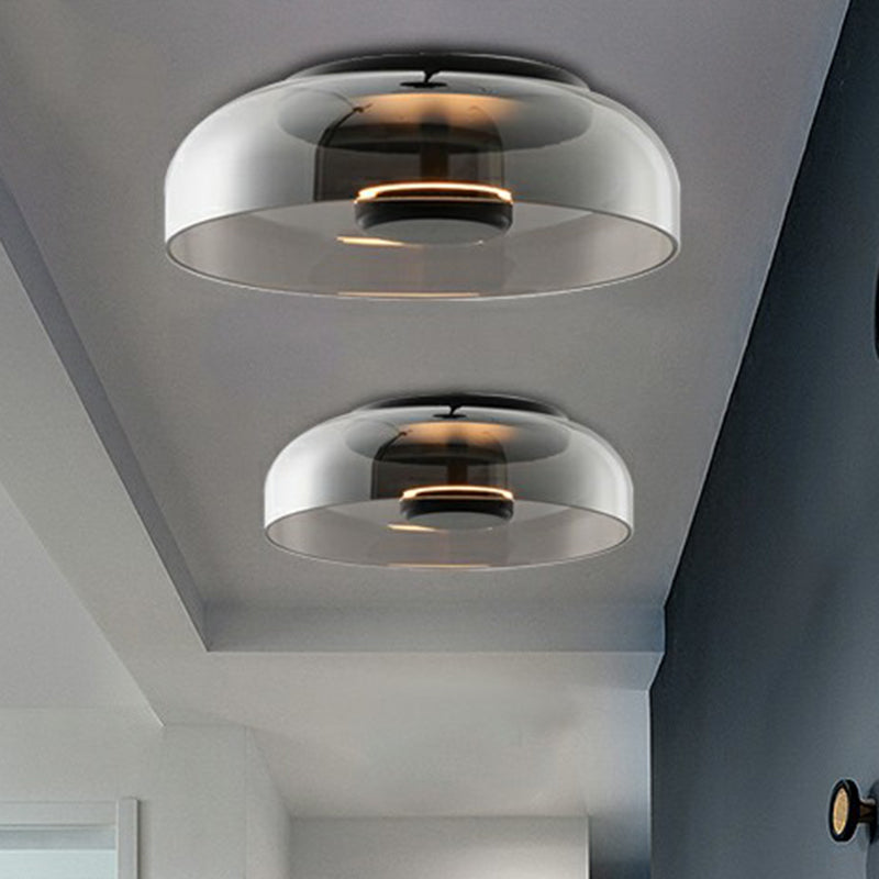 LED Ceiling Light - Modern Glass Entrance Lighting