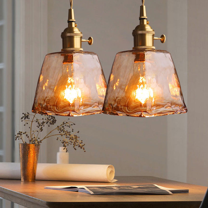 Oval Ceiling Light with Crystal Prisms in Black