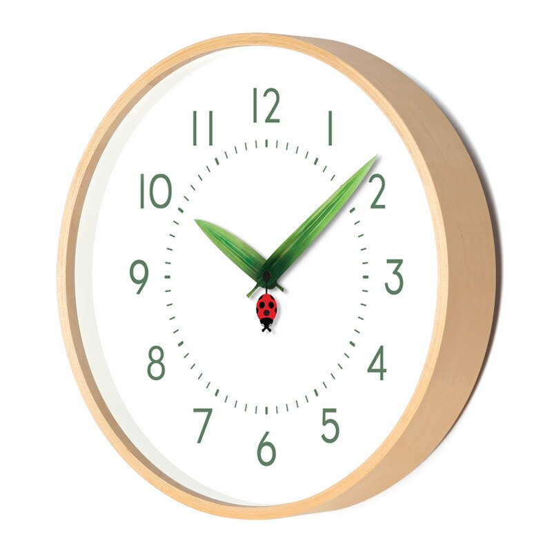 Timeless Perch Clock – Unique Bird Wall Clock in Ladybird & Butterfly Design