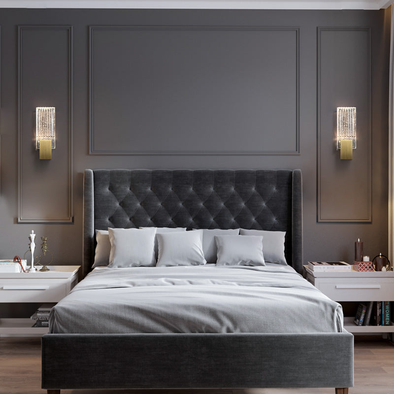 RibbedLux - Modern Crystal Wall Light
