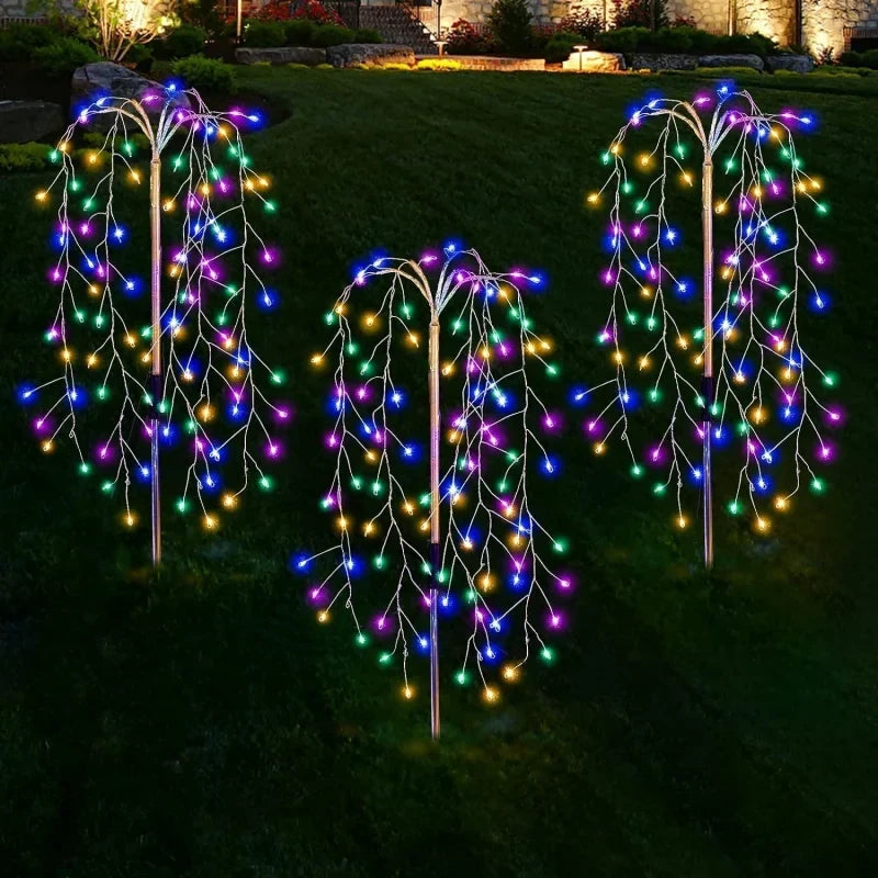 3-Pack Solar Garden Lighting Outdoor Decor