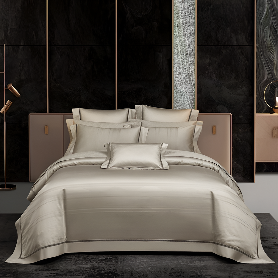 Elegance Gold Duvet Cover Set (Egyptian Cotton)