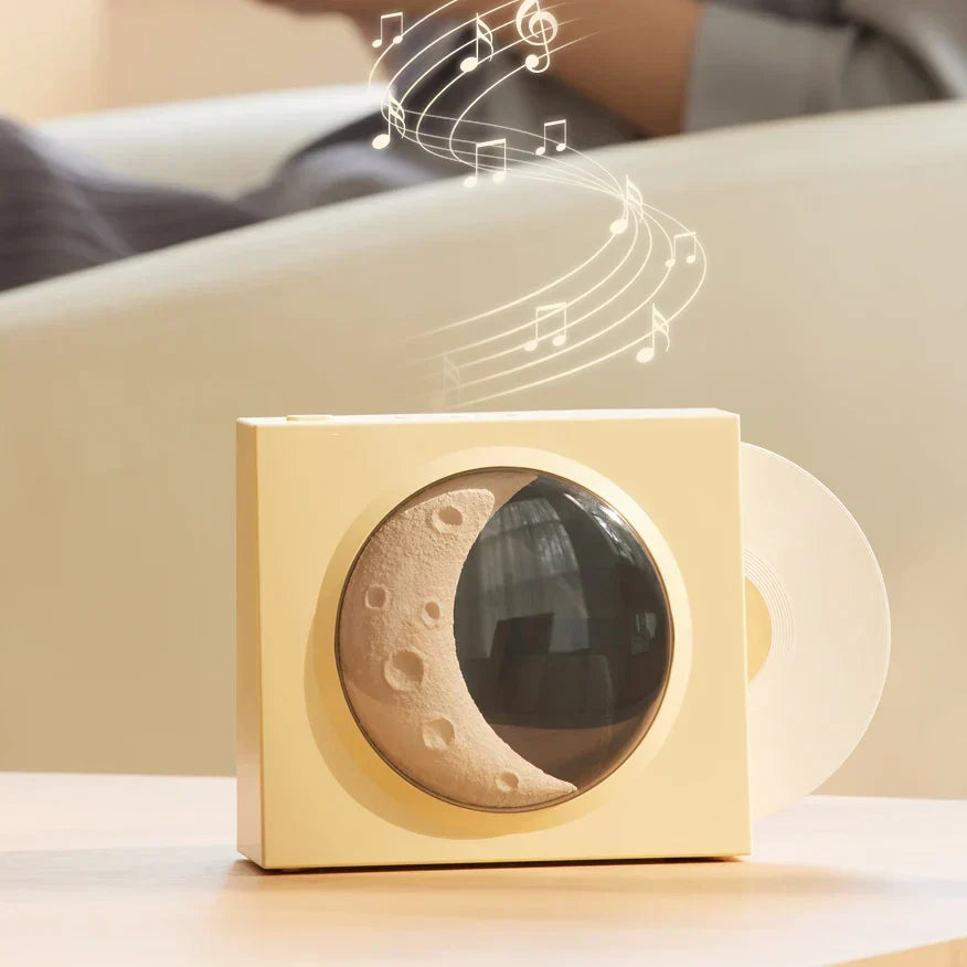 MoonGlow – LED Moon Lamp with Music & Bluetooth Speaker | Atmospheric Lighting