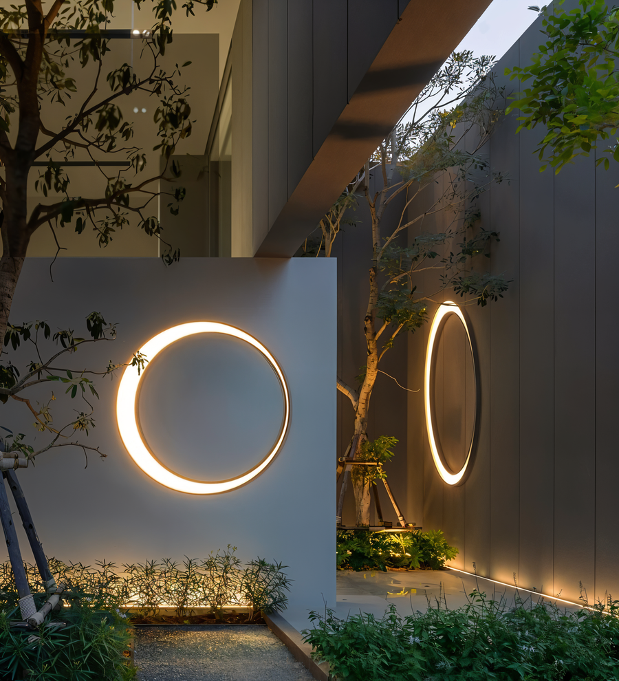 CircuLite - Waterproof Circular Outdoor Wall Lights