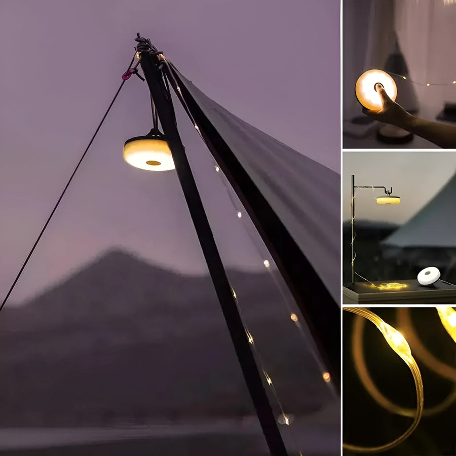 FlexiShine - 10m Waterproof LED Fairy Lights for Camping