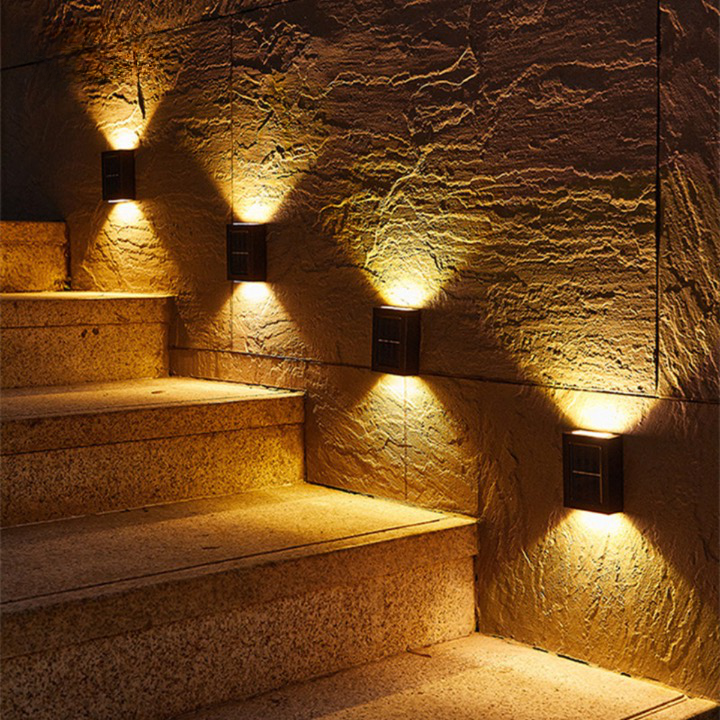 Solar LED Wall Light with Auto On/Off – Modern Design