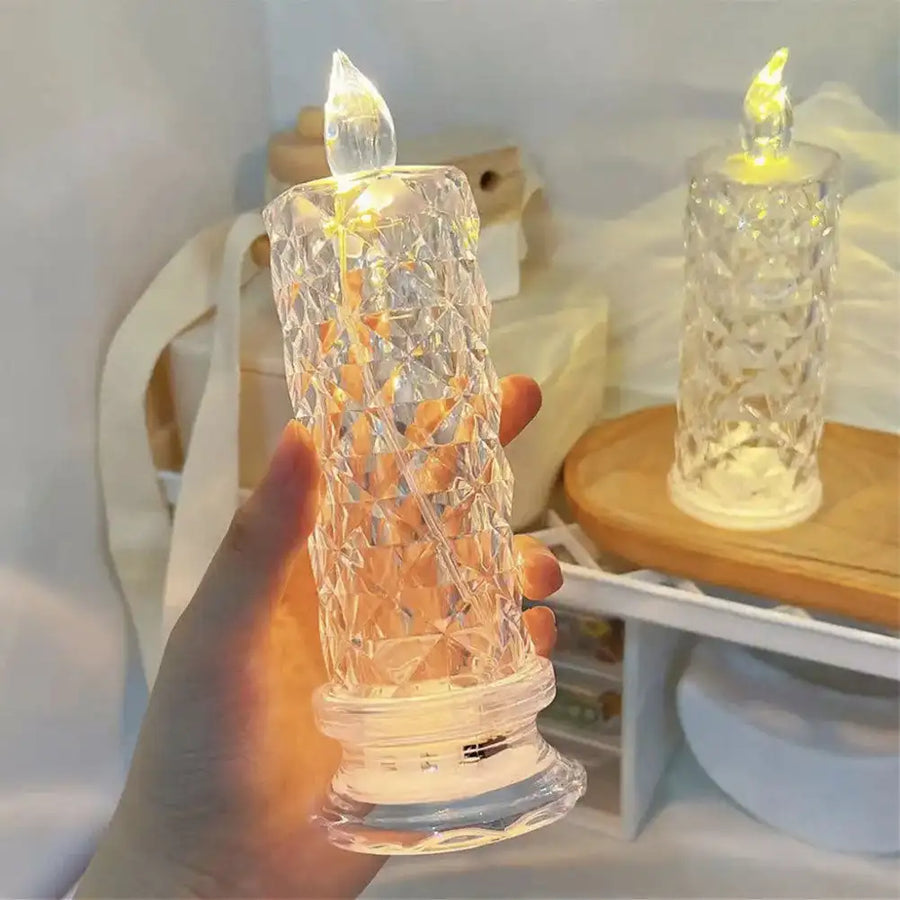 LuxeLight - LED Diamond Night Light for Ambient Lighting in Bedroom & Living Room