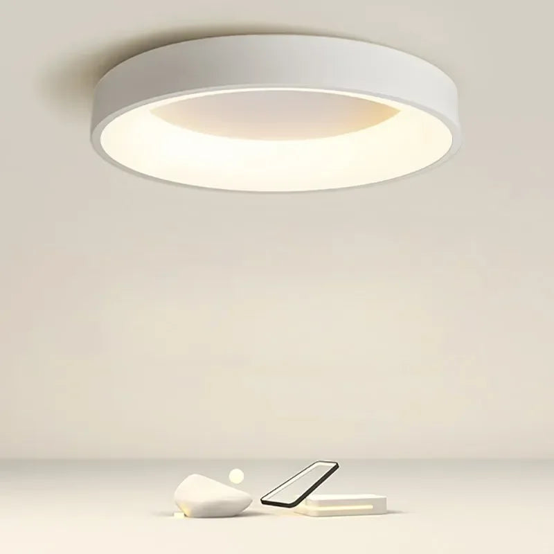 AuroraGlans – Scandinavian Round LED Ceiling Lights