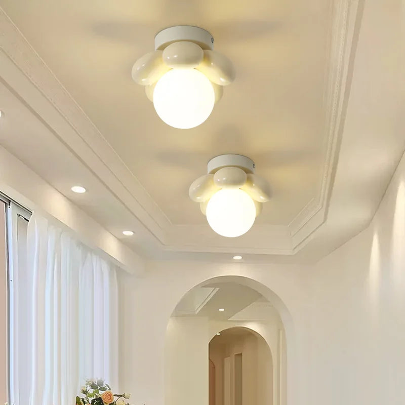 NordicBlossom - Scandinavian Floral Ceiling Light