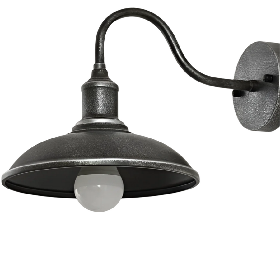 Outdoor LED Wall Light IP65 – Black Metal Housing