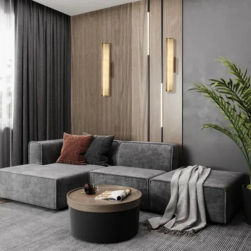 AntiqueGlow - Vintage Brass LED Wall Lamp – Classic Lighting