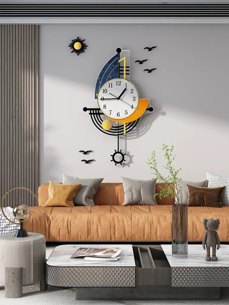 NauticTime – Decorative Sailboat Wall Clock