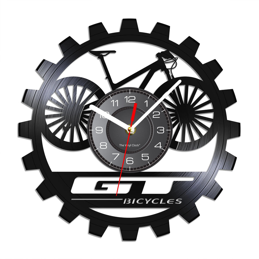 VinylBike – Colour-Changing Laser-Cut Vinyl Wall Clock