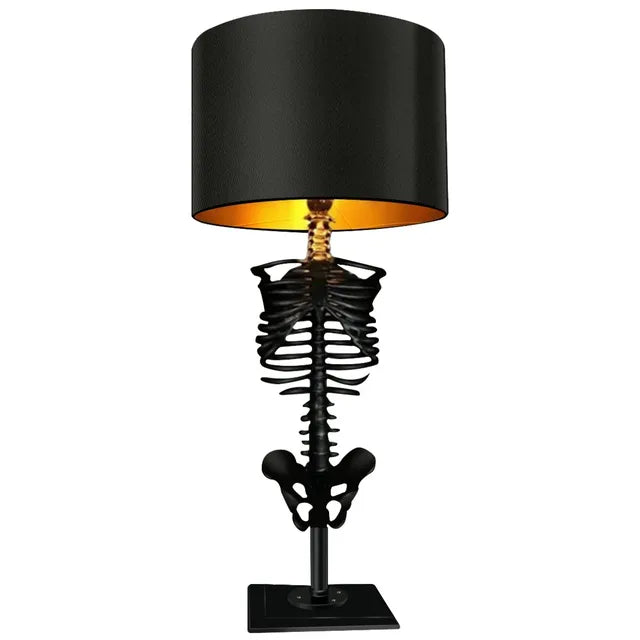 Handcrafted Skeleton Table Lamp
