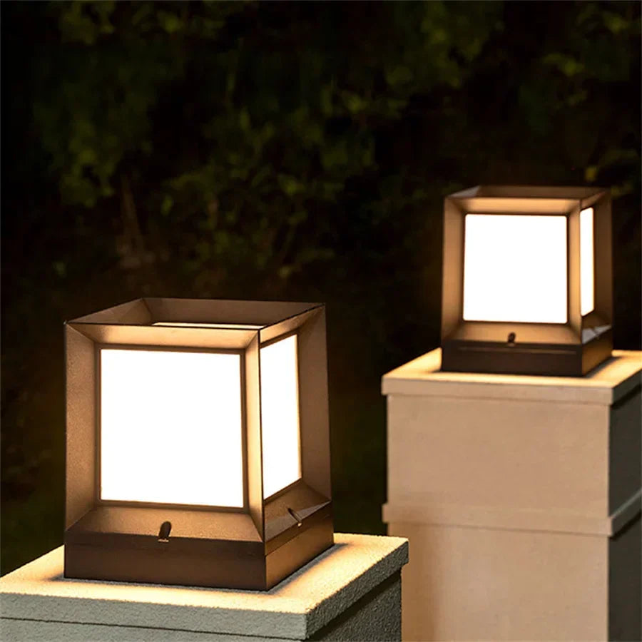 LumiPillar - Outdoor Standing Lamp for Gates and Driveways