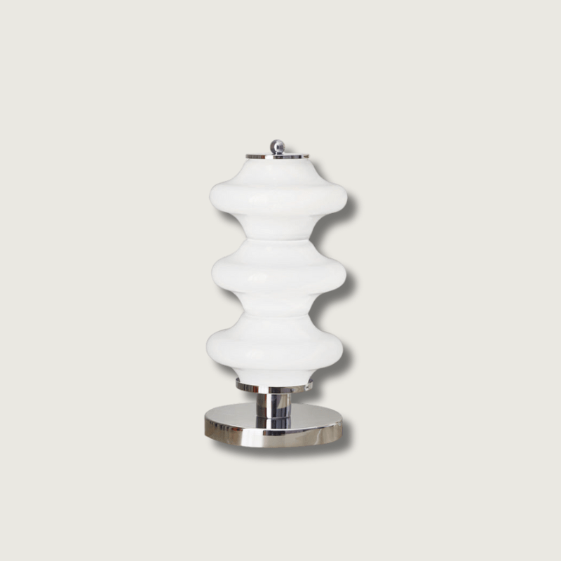 LumiGlas - Elegant Table Lamp with Glass Shade