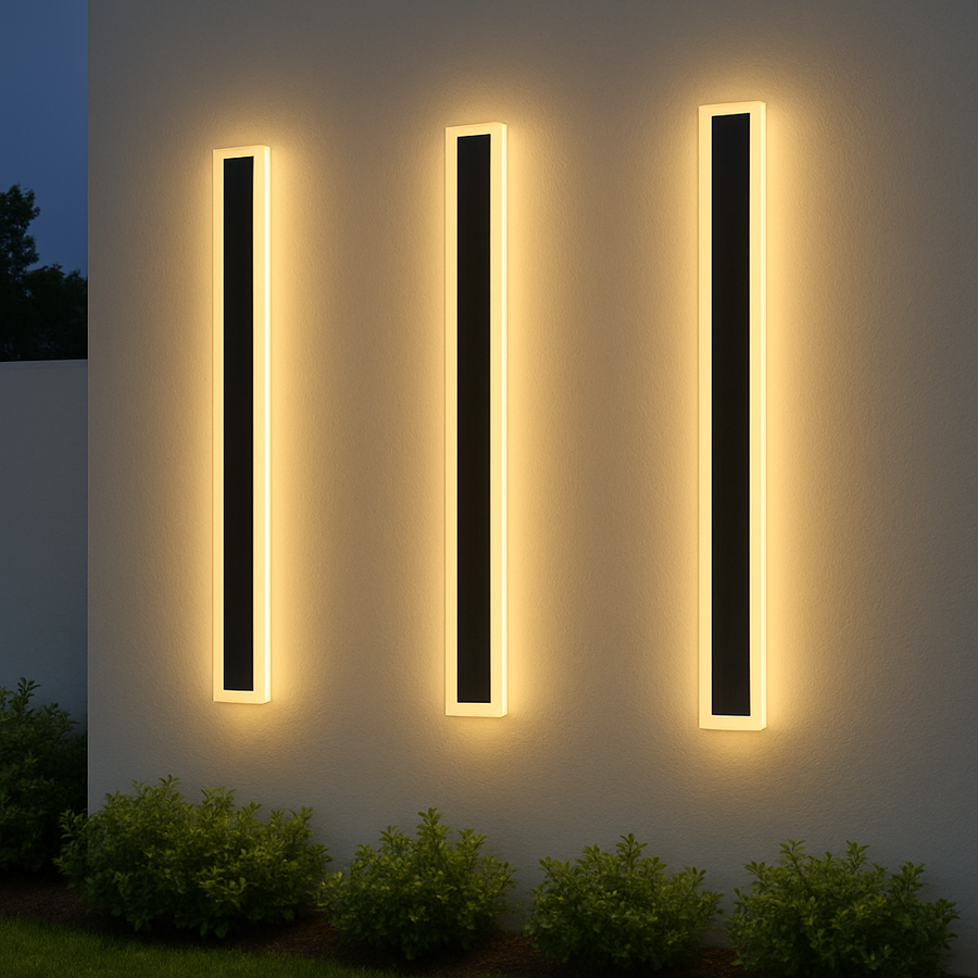 Outdoor Wall Light with Warm White LED – Minimalist Design