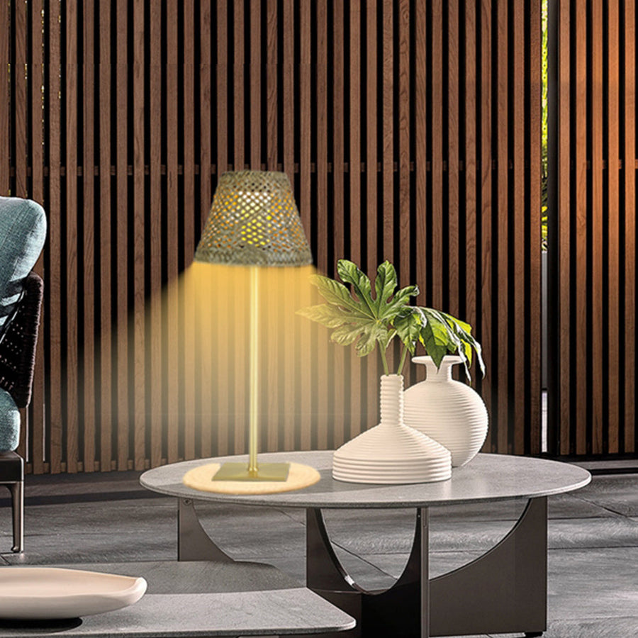 LumiTerras – Wireless LED Table Lamp, Dimmable Outdoor Light for Terrace and Garden