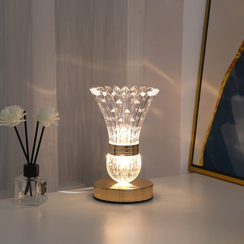 VaseLight - LED Crystal Table Lamp with Dimmable Mood Lighting