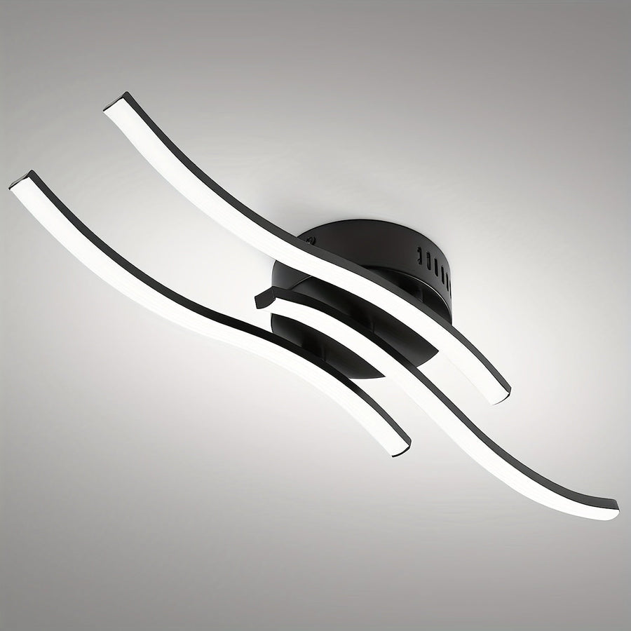 LumaCurve - Dimmable LED Ceiling Light with Elegant Curve Design