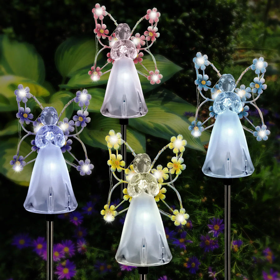 Solar Angel Garden Stake Lamps