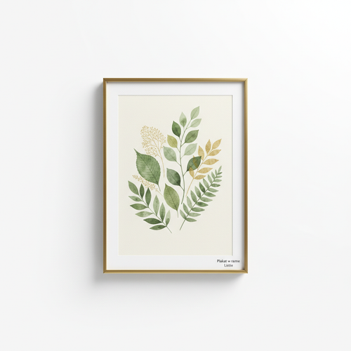 Framed Leaf Poster