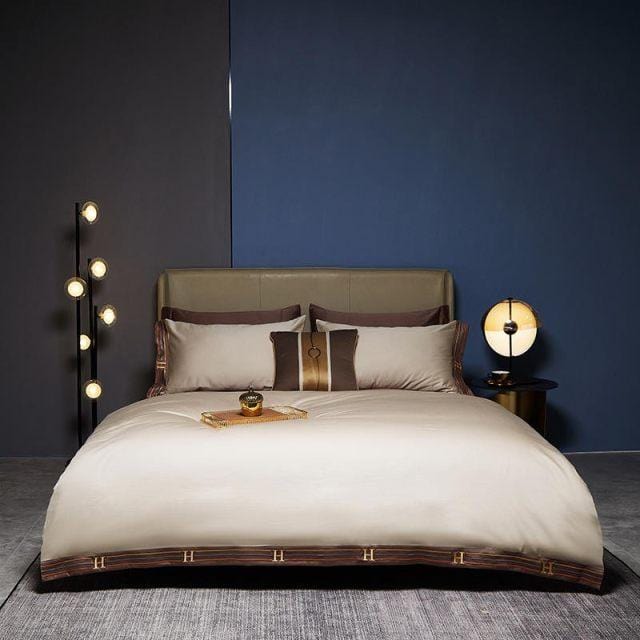 Cream Visna Duvet Cover Set – Egyptian Cotton