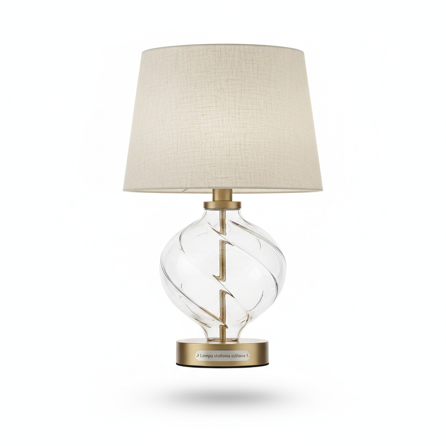Glass Table Lamp