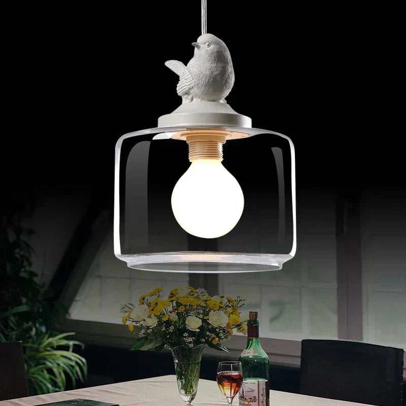 BirdElegance - Pendant Light with Natural Design for Living and Dining Room