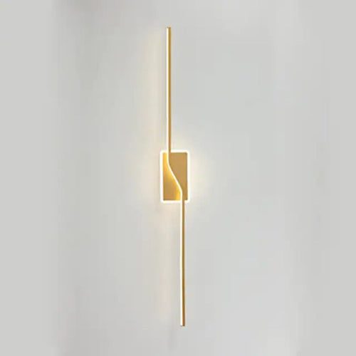 Modern Minimalist LED Wall Light Black/Gold