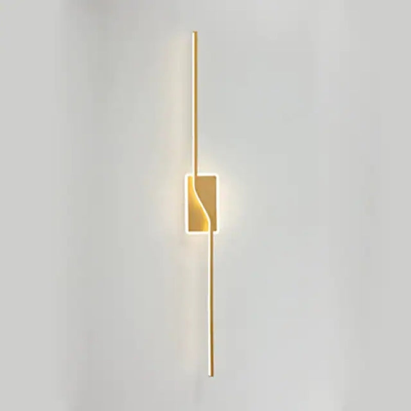 Modern Minimalist LED Wall Light Black/Gold