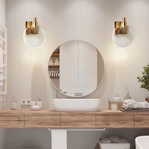 Kristy Modern LED Wall Light Gold - Bedroom/Dining Room, Crystal