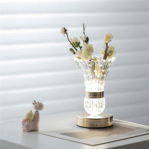 VaseLight - LED Crystal Table Lamp with Dimmable Mood Lighting