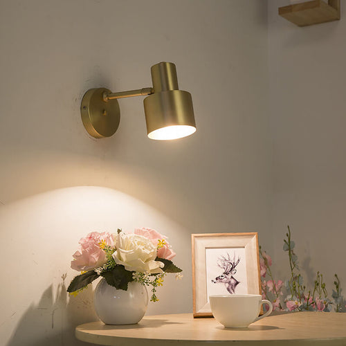 Modern Minimalist Gold Metal Wall Light