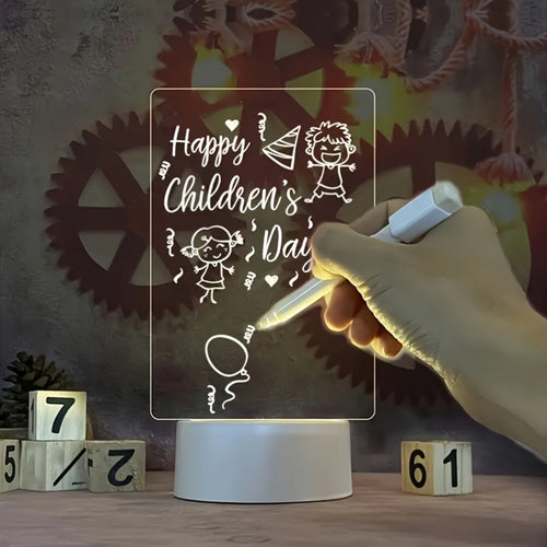 LumiBoard - Modern LED Message Board Table Lamp with Pen