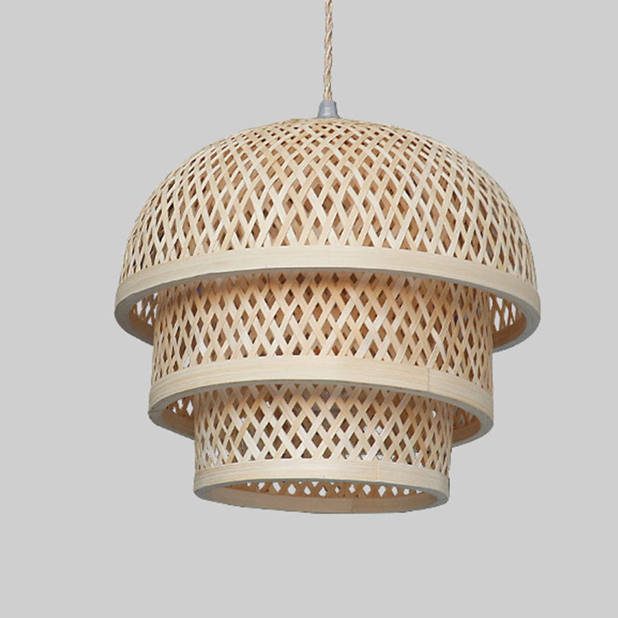 Handmade Bamboo Pendant Light for Island