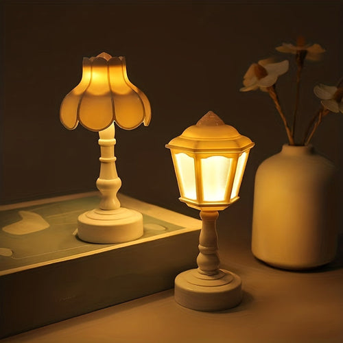 LumiDeco - Retro LED Mini Table Lamp Home Decoration Night Light