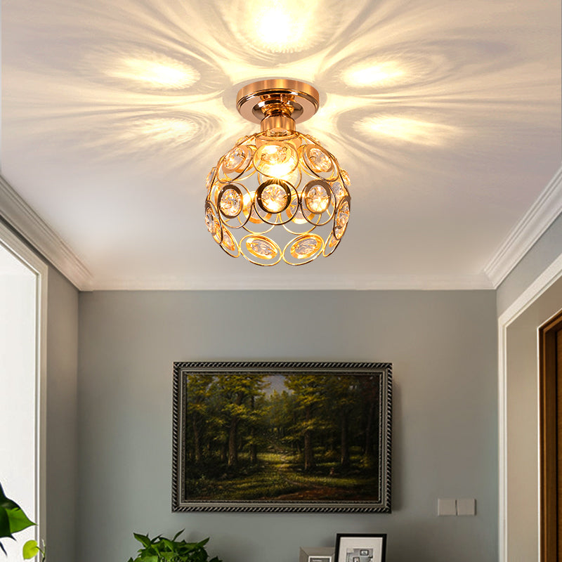 Luxury Crystal Ceiling Light for Hallway