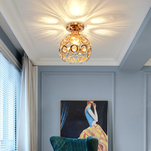 Luxury Crystal Ceiling Light for Hallway