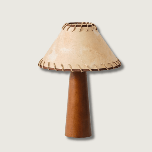 ZenGlow - Wabi-Sabi Wooden Table Lamp