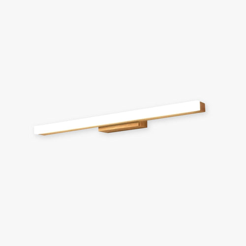 Leigh Modern Linear LED Wall Light - Bathroom/Living Room, Wood